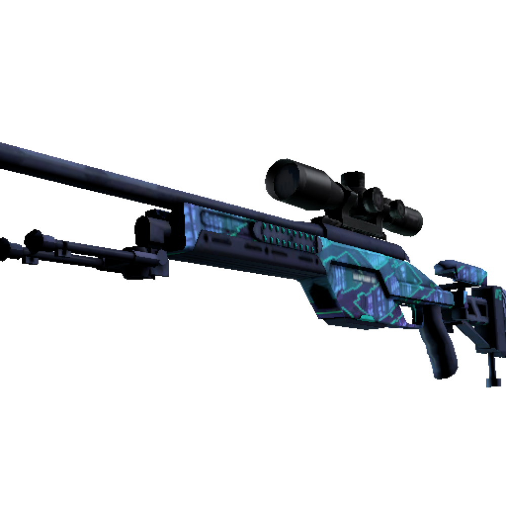 StatTrak™ SSG 08 | Мейнфрейм 001 (Немного поношенное)